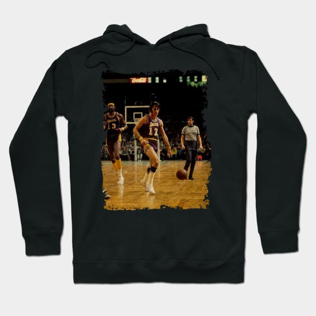 Pat Riley and Wilt Chamberlain, 1972 Hoodie by Omeshshopart